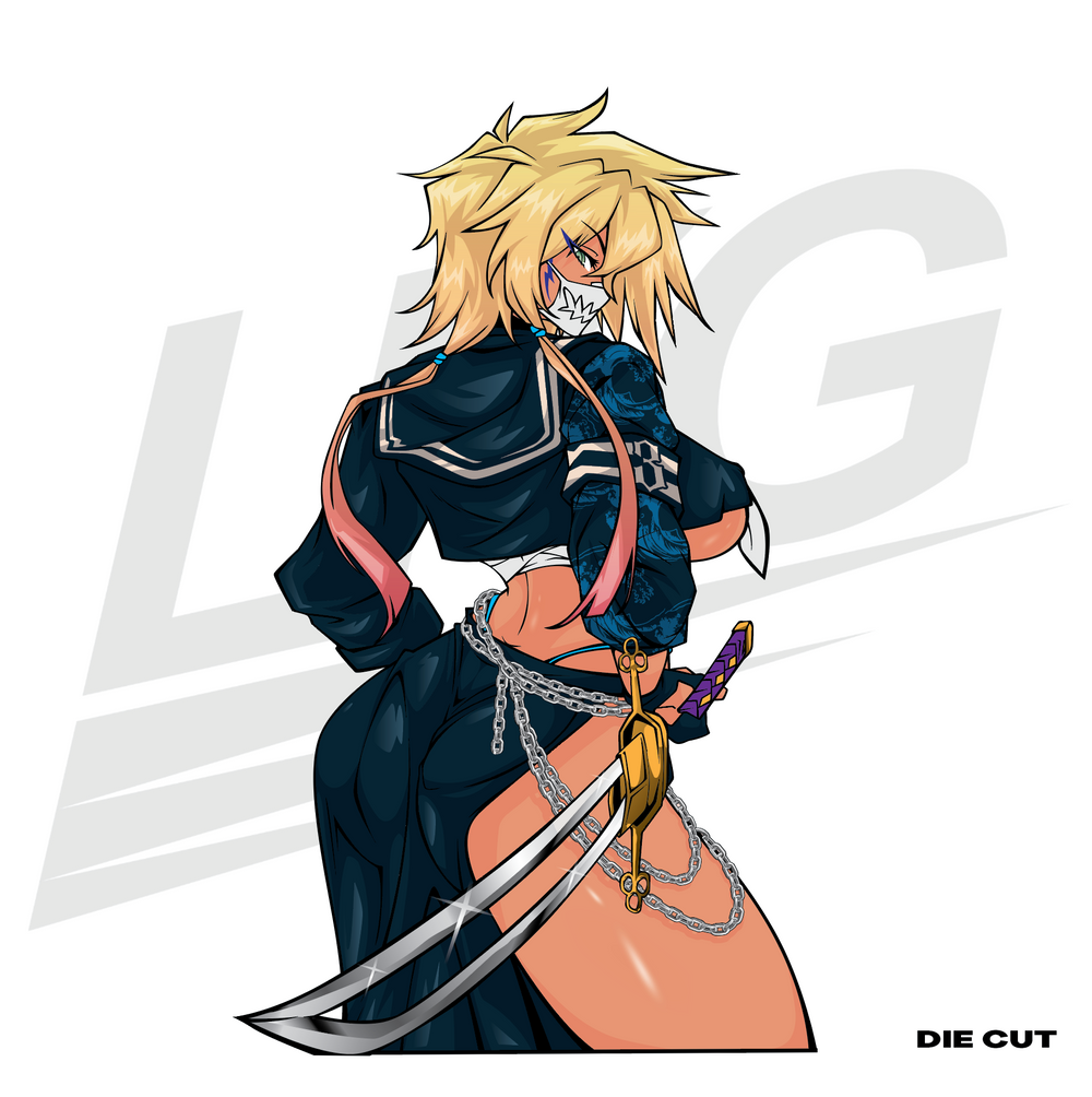 LOWKEY! "SUKEBAN HARRIBEL" DIE CUT