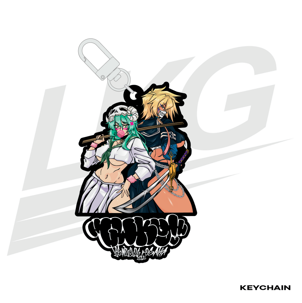 LOWKEY! "SUKEBAN HARRIBEL & NELLIEL" KEYCHAIN