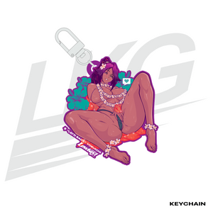 LOWKEY! "LEI'D BACK" SWIMSUIT YORUICHI KEYCHAIN