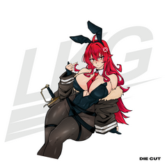LOWKEY! "SWORDBUNNY ERIS" DIE CUT