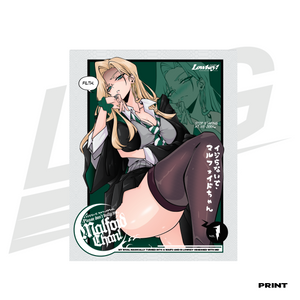 LIMITED EDITION ART PRINT - LOWKEY! "MALFOID-CHAN" PRINT