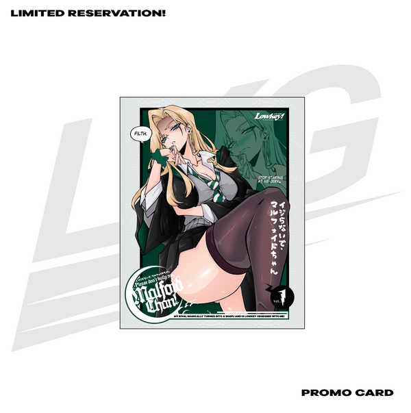 LIMITED EDITION FOIL CARD - LOWKEY! "MALFOID-CHAN" COLLECTIBLE PROMO CARD