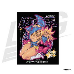 LIMITED EDITION ART PRINT - LOWKEY! "DARK MAGICAL GYARU" DMG PRINT