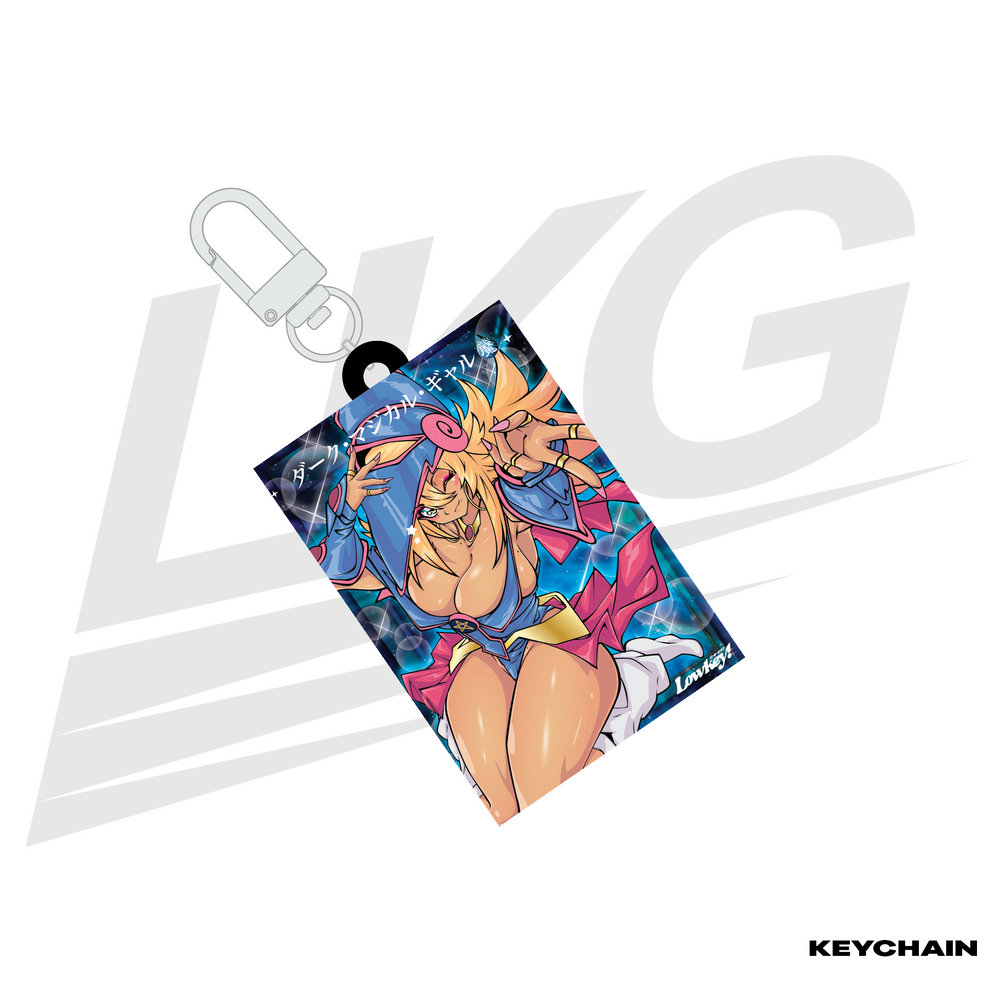 LOWKEY! "DARK MAGICAL GYARU" DMG OVERFRAME KEYCHAIN