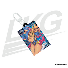 LOWKEY! "DARK MAGICAL GYARU" DMG OVERFRAME KEYCHAIN