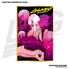 LIMITED EDITION - LOWKEY! SWW LUCY 2077 "BD" - COLLECTIBLE SHIKISHI BOARD