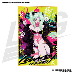 LIMITED EDITION - LOWKEY! SWW REBECCA 2077 - COLLECTIBLE SHIKISHI BOARD