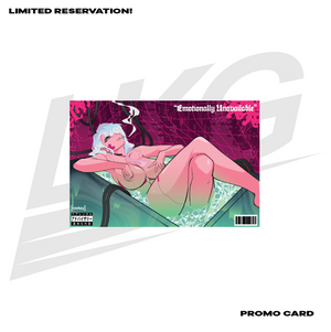 LIMITED EDITION FOIL CARD - LOWKEY! "TAKE THIS PAIN AWAY" LUCY COLLECTIBLE PROMO CARD