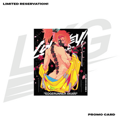 LIMITED EDITION FOIL CARD - LOWKEY! "EDGERUNNER AKARI" - COLLECTIBLE PROMO CARD