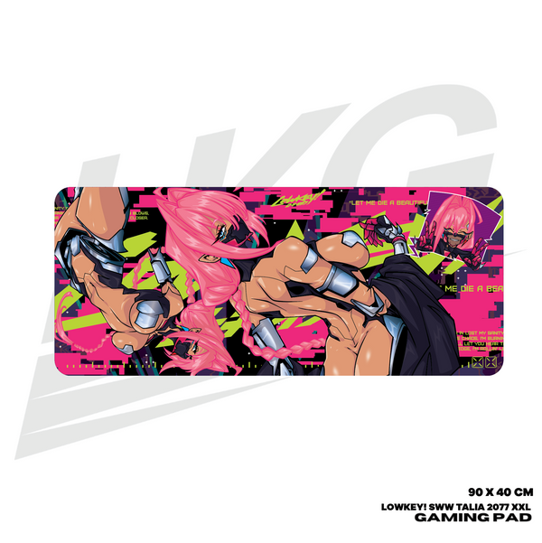 LOWKEY! SWW TALIA 2077 GAMING MOUSE PAD - XXL