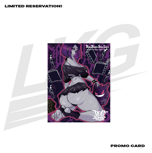 LIMITED EDITION FOIL CARD -  LOWKEY! "DEAD INSIDE" GOTH RAVEN COLLECTIBLE PROMO CARD