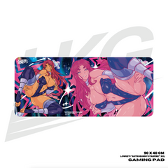 LOWKEY! "ASTROBUNNY STARFIRE" GAMING MOUSE PAD - XXL