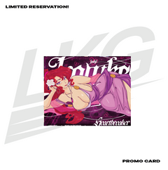 LIMITED EDITION FOIL CARD -  LOWKEY! "HEARTBREAKER" MEG COLLECTIBLE PROMO CARD