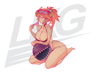 LOWKEY! "CITY POP AKARI" DIE CUT