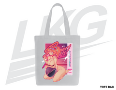 LOWKEY! "CITY POP AKARI" VINTAGE TOTE BAG