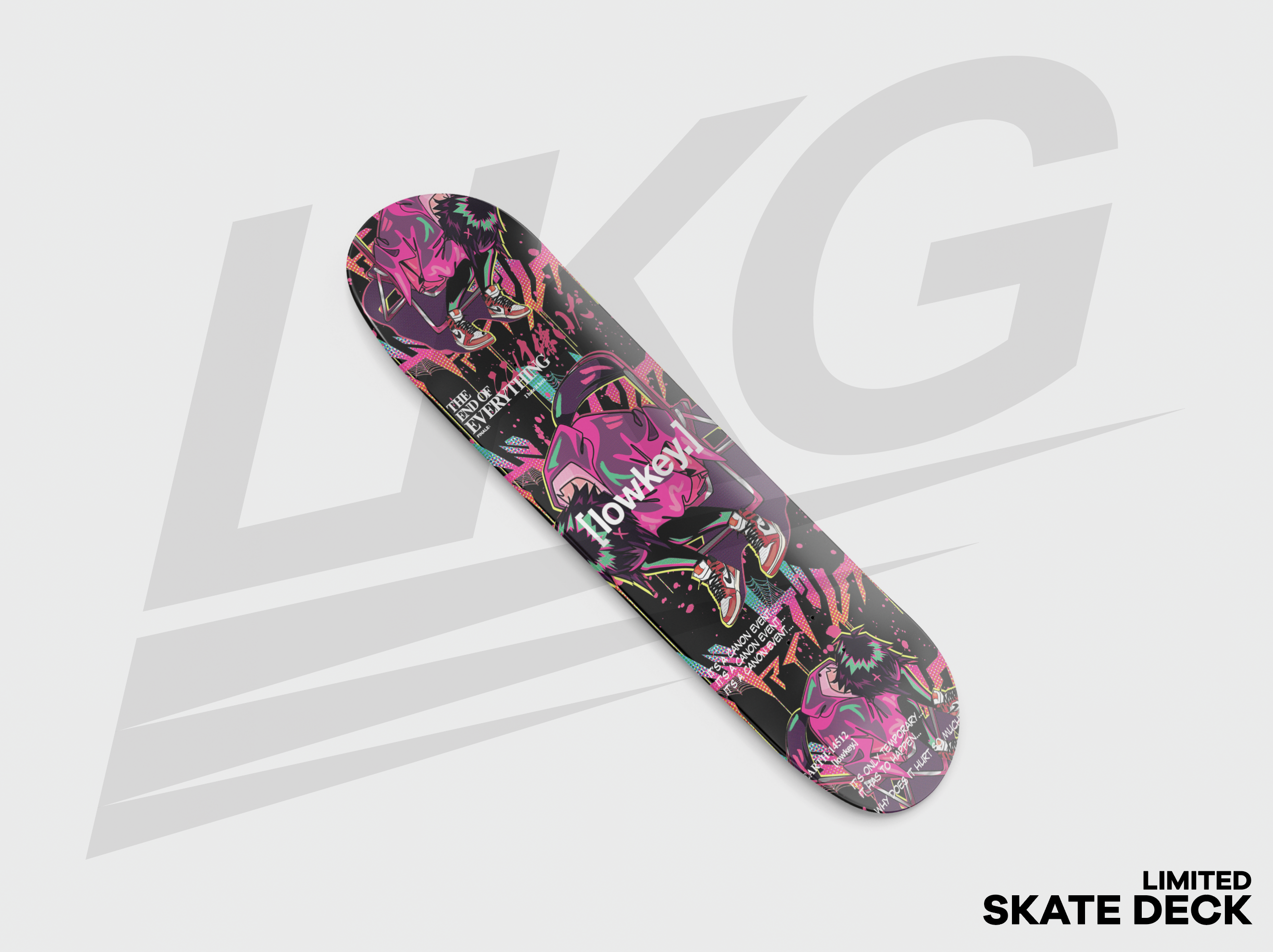 LOWKEY! "CANON EVENT" SKATE DECK