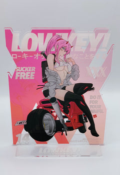 LOWKEY! ISSUE NO. 14 "SUCKER FREE: ZEROTWO X AKARI" ACRYLIC DISPLAY