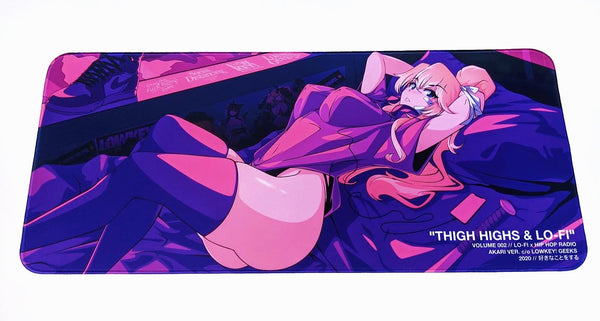 LOWKEY! THIGH HIGHS & LO-FI VOL.2 GAMING MOUSE PAD