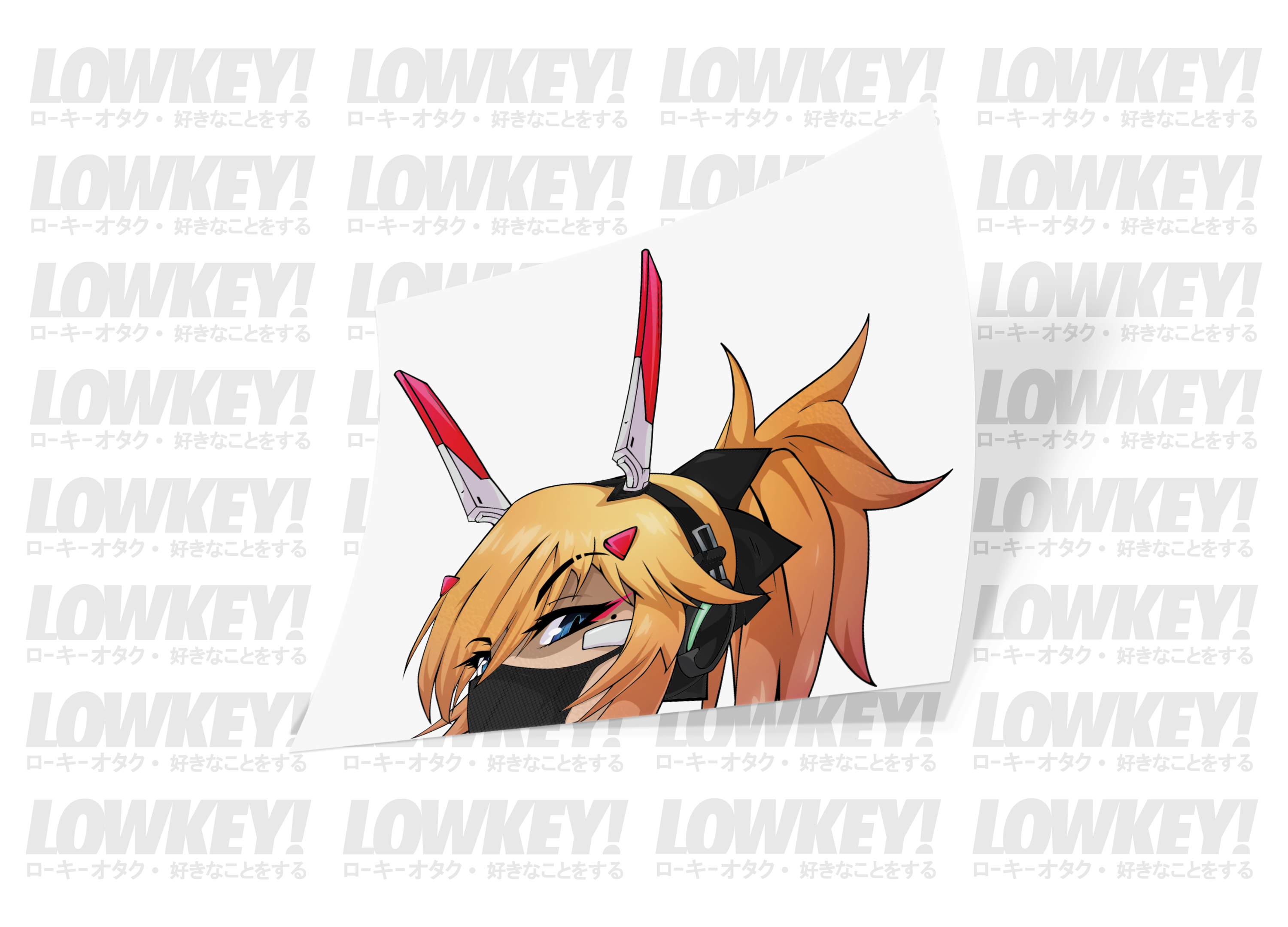 PEEKING AKARI X AYANAMI DIE CUT