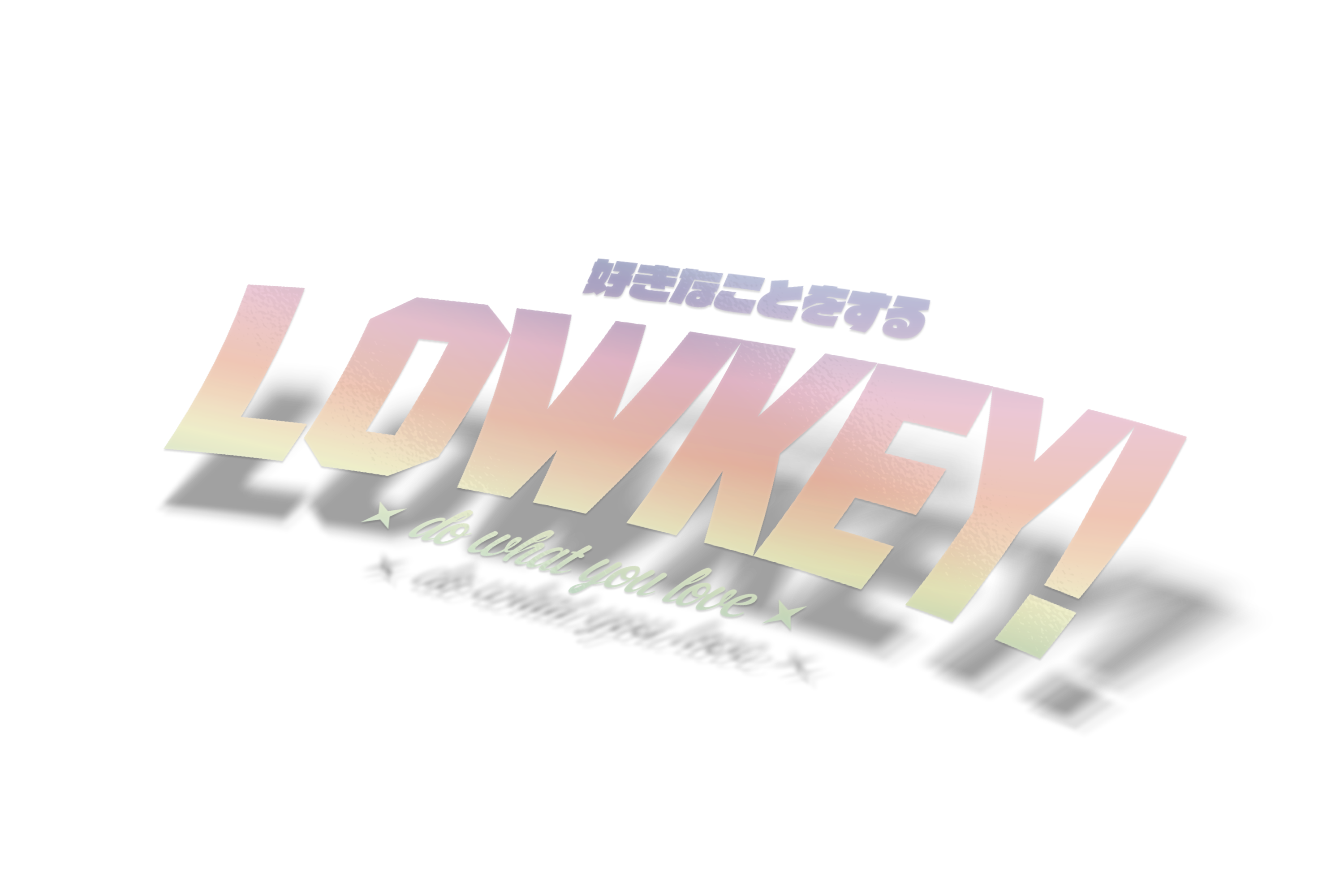 LOWKEY! CLUB DECAL - OIL SLICK