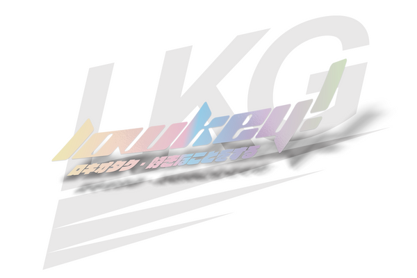 LOWKEY! TEAM LOGO V5 DECAL - OIL SLICK