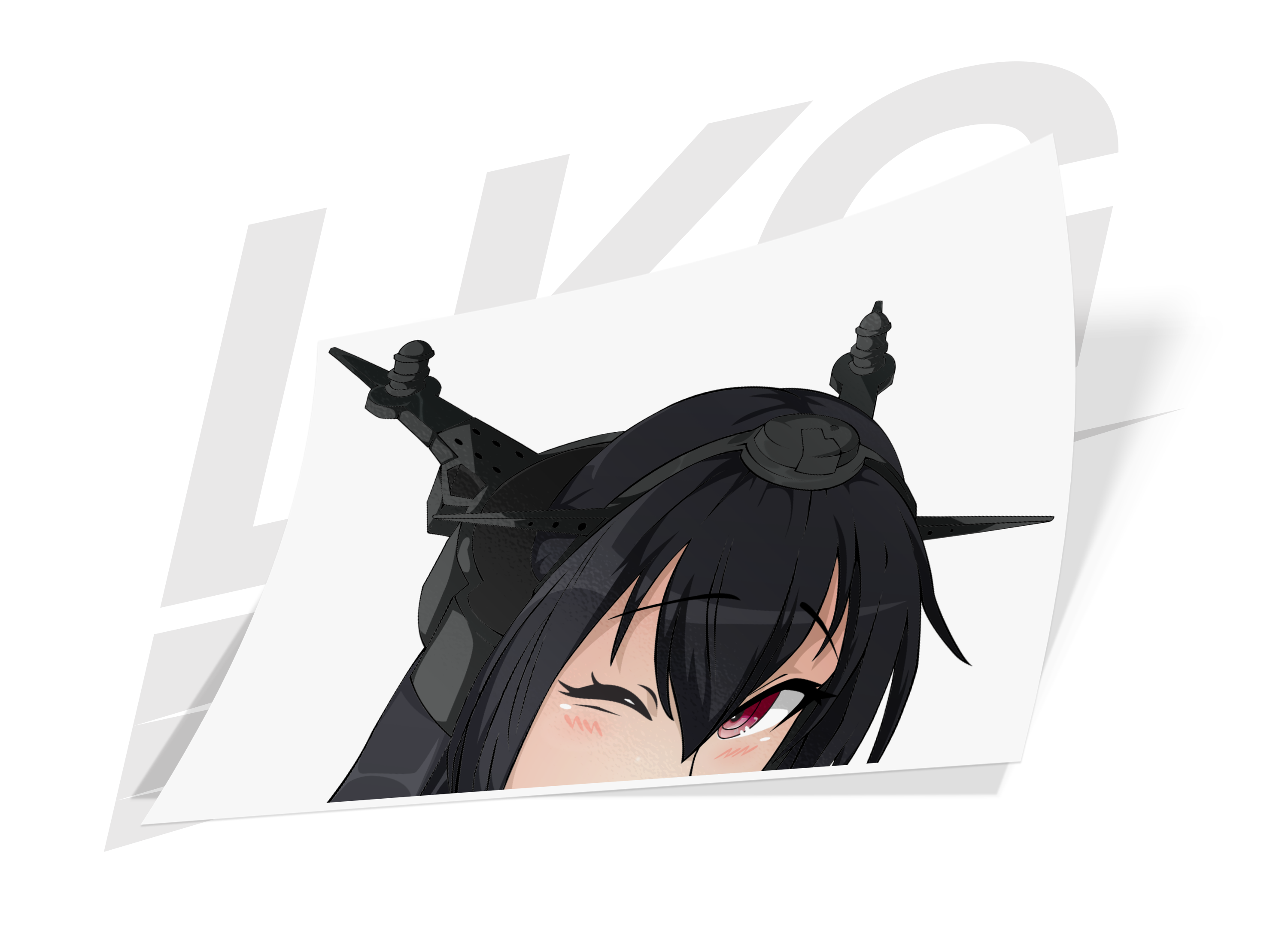 PEEKING NAGATO - DIE CUT