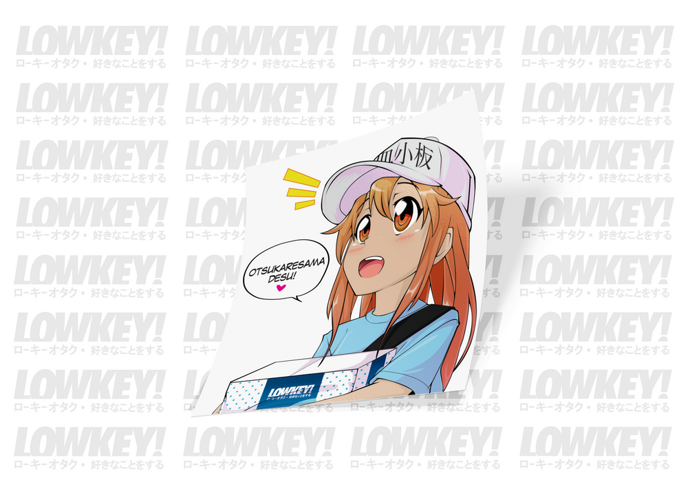 PLATELET-CHAN "OTSUKARESAMA DESU!" DIE CUT