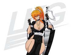 "BETTER OFF DEAD" SHINIGAMI AKARI DIE CUT
