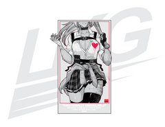 LOWKEY! "EMOTIONALLY UNAVAILABLE" - DIE CUT (BLACK & WHITE)