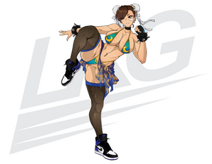 SWIMSUIT CHUN-LI DIE CUT