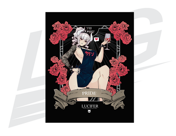 LIMITED EDITION ART PRINT - LOWKEY! "PRIDE X LUCIFER" PRINT - NAKED APRON EDITION
