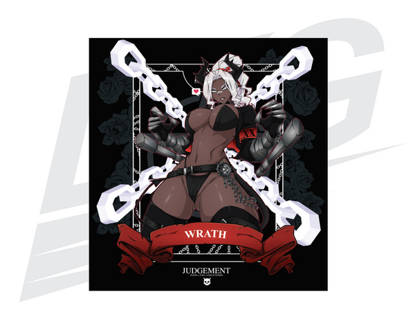 LIMITED EDITION ART PRINT - LOWKEY! "JUDGEMENT X WRATH" PRINT