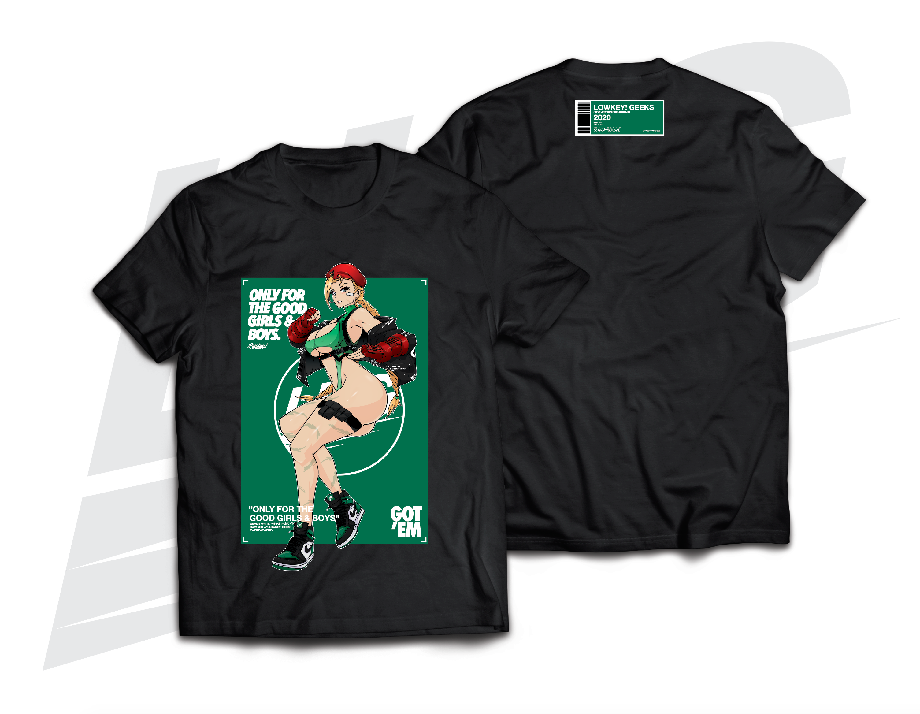 LOWKEY! SWW CAMMY "OFGGB" TEE - BLACK