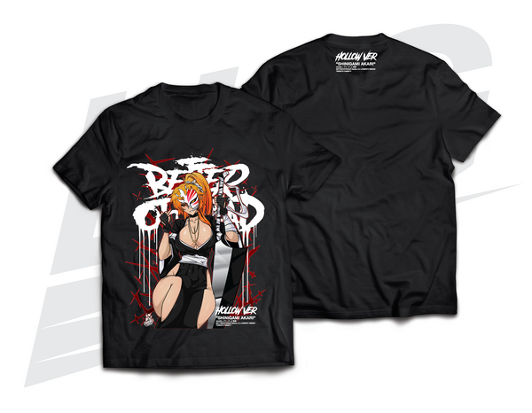 LOWKEY! "HOLLOW VER." SHINIGAMI AKARI TEE - BLACK