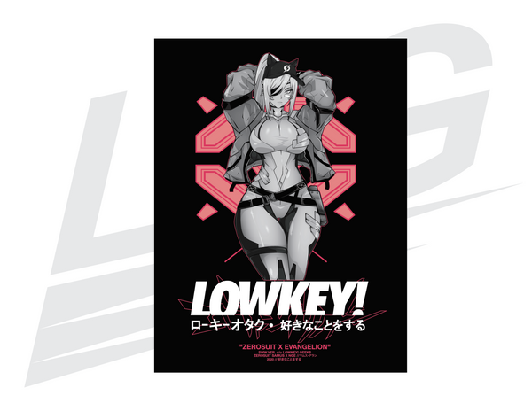LIMITED EDITION ART PRINT - LOWKEY! "SWW SAMUS X EVANGELION" CHOZO PRINT