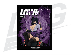 LIMITED EDITION ART PRINT - LOWKEY! "SUSANO'O AKARI" PRINT