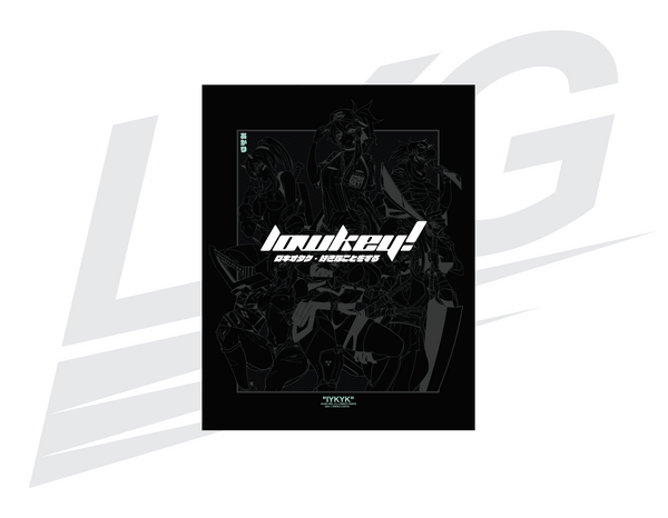 LIMITED EDITION ART PRINT - LOWKEY! "IYKYK" AKARI PRINT