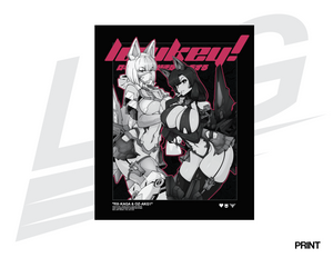 LIMITED EDITION ART PRINT - LOWKEY! MOBILESUIT SAKURA EMP. "PERFECT GRADE" PRINT