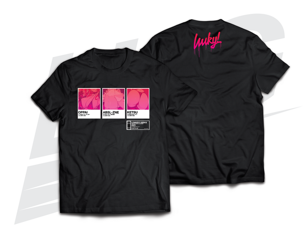 LOWKEY! "PANTONE" 001 TEE - BLACK