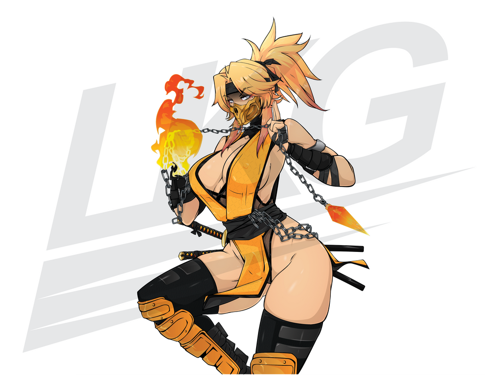 LOWKEY! "AKARI X SCORPION" KOMBAT DIE CUT