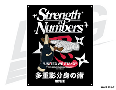 LOWKEY! "STRENGTH IN NUMBERS" WALL FLAG