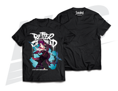 LOWKEY! "DEAD INSIDE: ROSARIA" TEE - BLACK