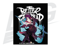 LIMITED EDITION ART PRINT - LOWKEY! "DEAD INSIDE: ROSARIA" PRINT