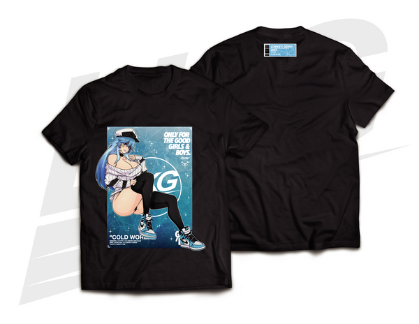 LOWKEY! HYPE ESDEATH "COLD WORLD" TEE - BLACK