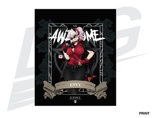 LIMITED EDITION ART PRINT - LOWKEY! "ENVY X JUSTICE" PRINT