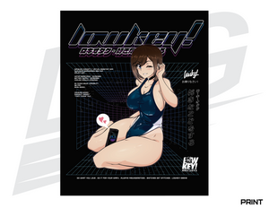 LIMITED EDITION ART PRINT - LOWKEY! "VA SAM-CHAN" PRINT - SWIMSUIT VERSION