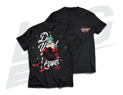 LOWKEY! BUNNY SENPAI X BULMA TEE - BLACK