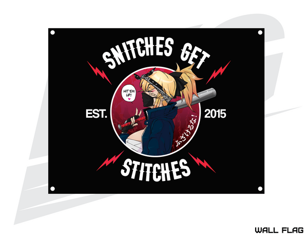 ***SPECIAL RELEASE!*** ~ LOWKEY! "HIT 'EM UP!" AKARI WALL FLAG