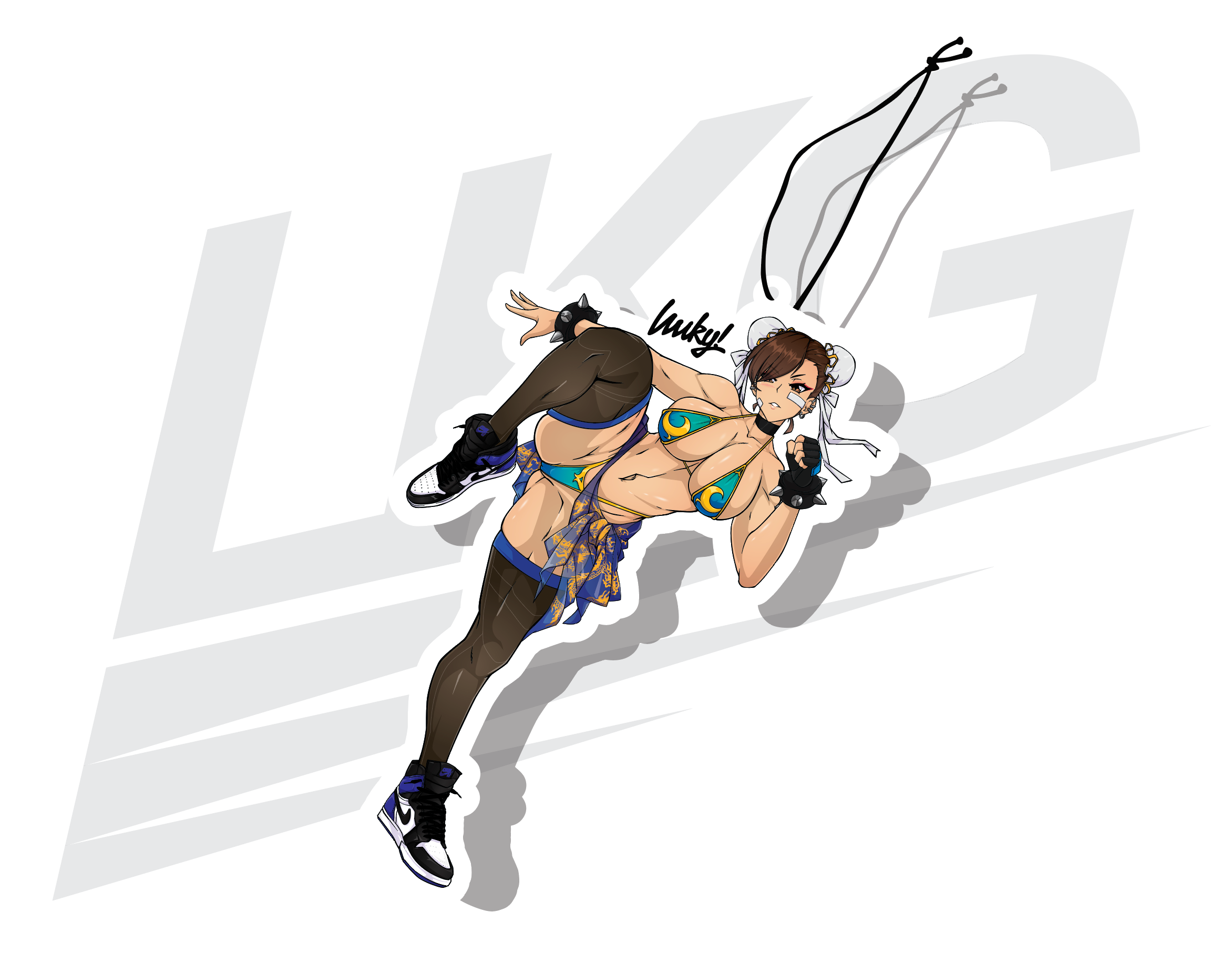 LOWKEY! "SWIMSUIT CHUN-LI" AIR FRESHENER