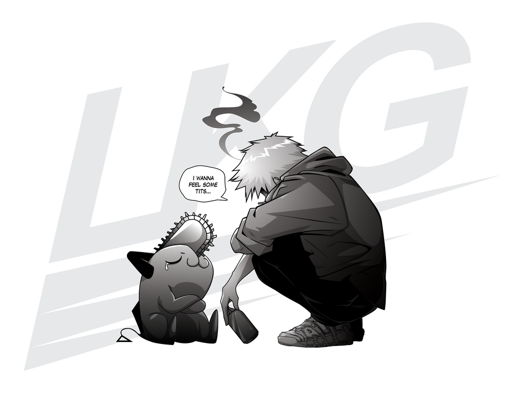 "SADBOI DENJI x POCHITA" DIE CUT